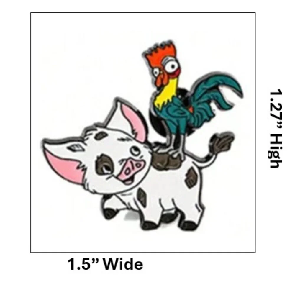 DISNEY’S Muana “Pua & Heihei” Trading Pin‎ (BRAND-NEW!)